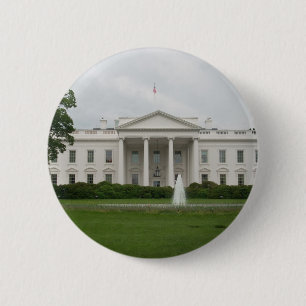 Badge Rond 5 Cm Maison blanche D.C.
