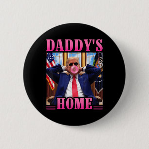 Badge Rond 5 Cm Maison-Blanche Trump Daddys 2024 3