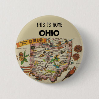 Badge Rond 5 Cm Maison de l'Ohio