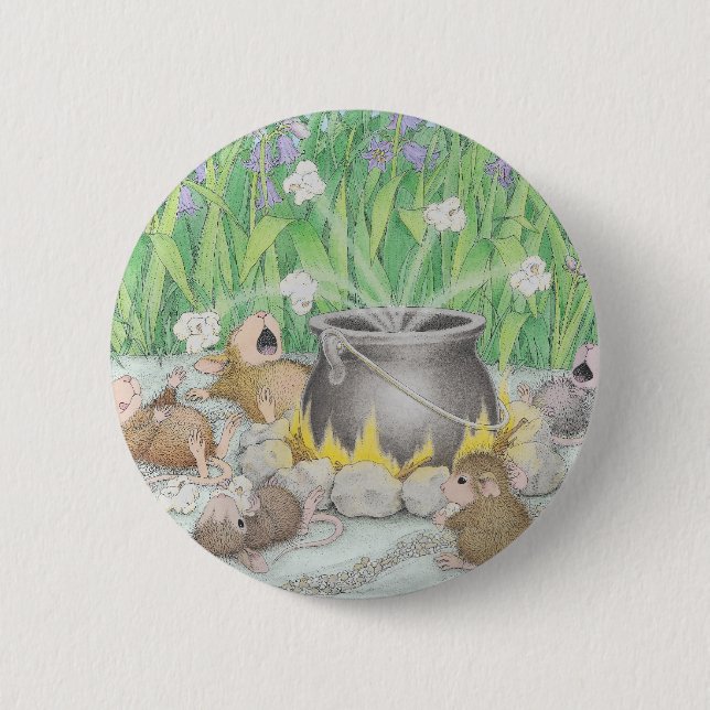 Badge Rond 5 Cm Maison-Souris Designs® - (Devant)