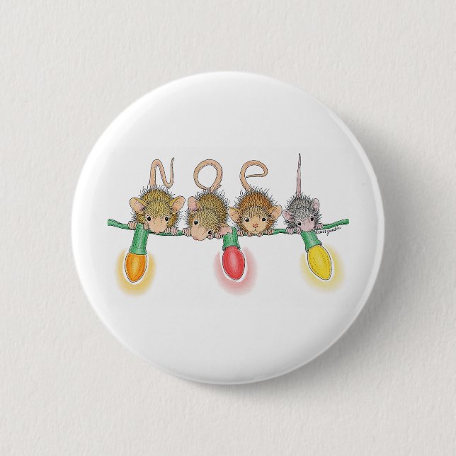 Badge Rond 5 Cm Maison-Souris Designs® (Devant)