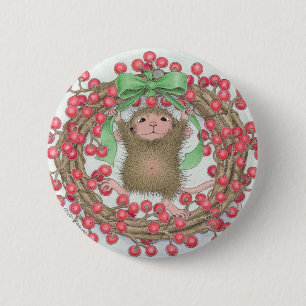 Badge Rond 5 Cm Maison-Souris Designs® - goupilles