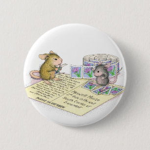 Badge Rond 5 Cm Maison-Souris Designs® - goupilles