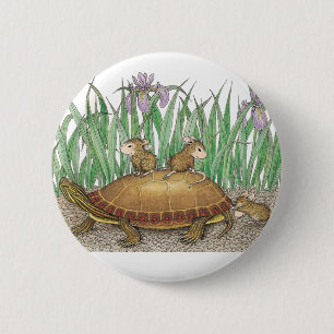 Badge Rond 5 Cm Maison-Souris Designs® - goupilles