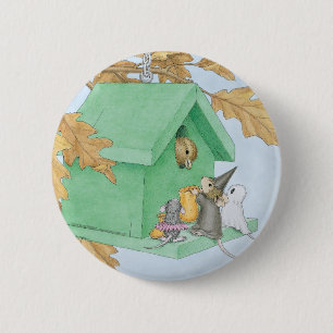 Badge Rond 5 Cm Maison-Souris Designs® - goupilles