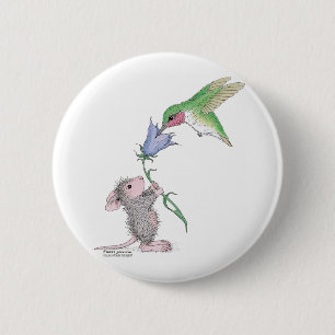 Badge Rond 5 Cm Maison-Souris Designs® - goupilles