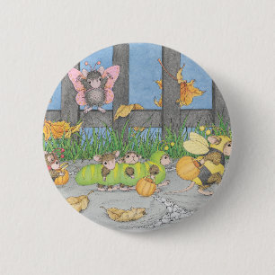 Badge Rond 5 Cm Maison-Souris Designs® - goupilles
