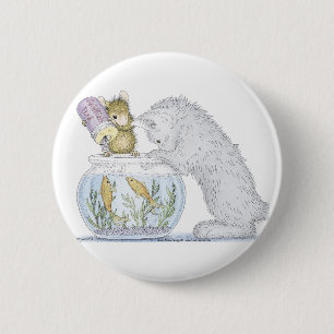 Badge Rond 5 Cm Maison-Souris Designs® - goupilles