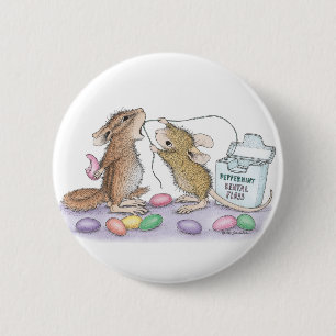 Badge Rond 5 Cm Maison-Souris Designs® - goupilles