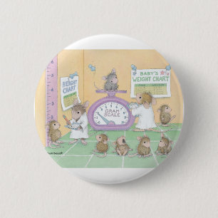 Badge Rond 5 Cm Maison-Souris Designs® - goupilles
