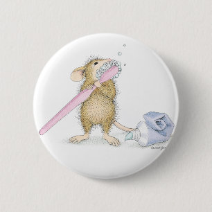 Badge Rond 5 Cm Maison-Souris Designs® - goupilles