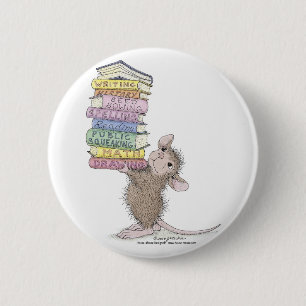 Badge Rond 5 Cm Maison-Souris Designs® - goupilles