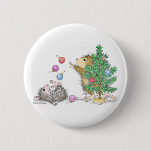 Badge Rond 5 Cm Maison-Souris Designs® - goupilles