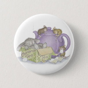 Badge Rond 5 Cm Maison-Souris Designs® - goupilles