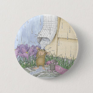 Badge Rond 5 Cm Maison-Souris Designs® - goupilles