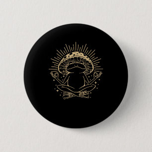 Badge Rond 5 Cm Maisonnette Frog & Minimalisme  Esthétique Goblinc