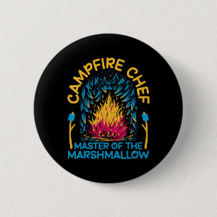 Badge Rond 5 Cm Maître Chef de campement de la randonnée de guimau