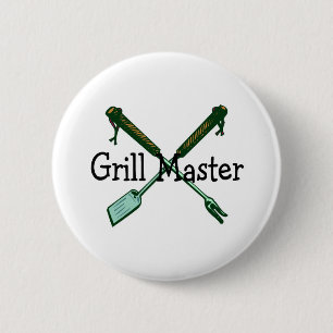 Badge Rond 5 Cm Maître de gril