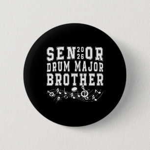 Badge Rond 5 Cm Majorette senior 2026 Frère Diplômé Diplômé