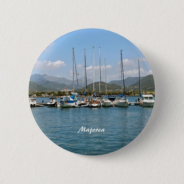 Badge Rond 5 Cm Majorque (Devant)
