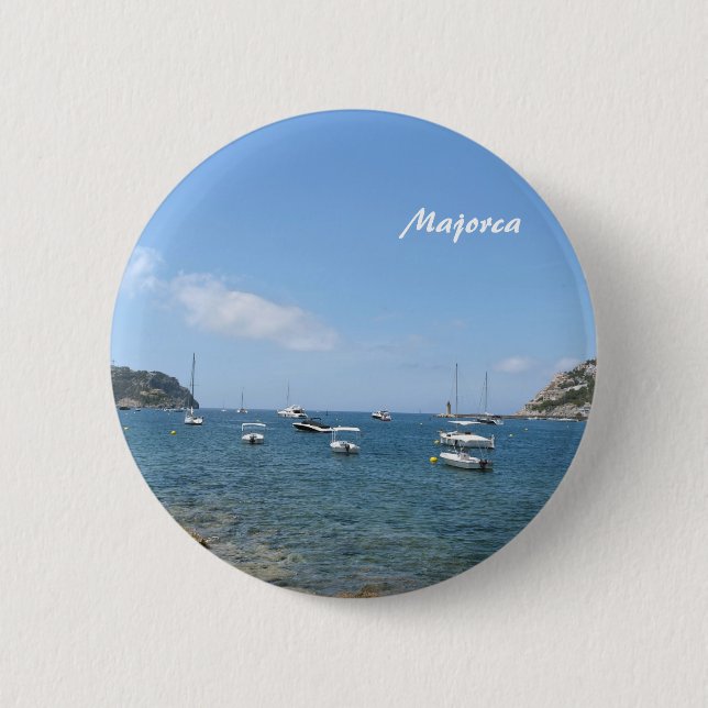 Badge Rond 5 Cm Majorque (Devant)
