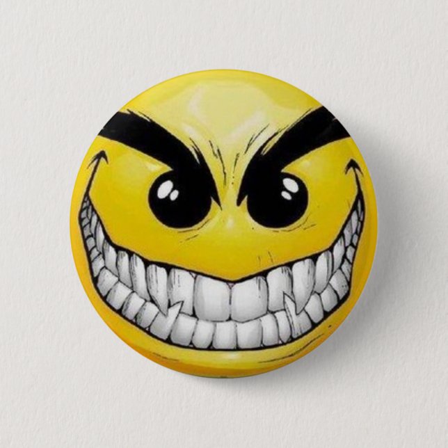 Badge Rond 5 Cm mal-smiley-visage (Devant)