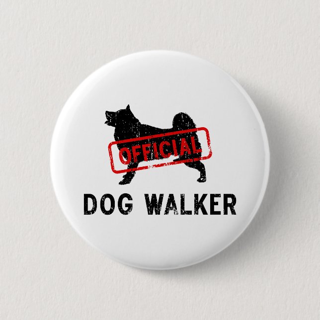 Badge Rond 5 Cm Malamute d'Alaska (Devant)