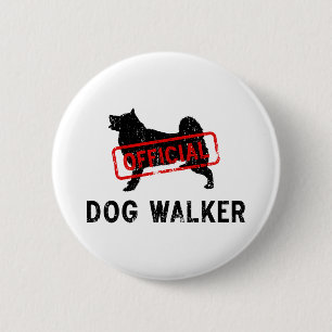 Badge Rond 5 Cm Malamute d'Alaska