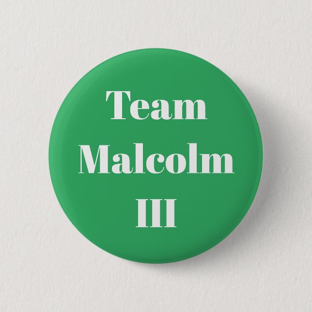 Badge Rond 5 Cm Malcolm III, roi d'Écosse (Devant)