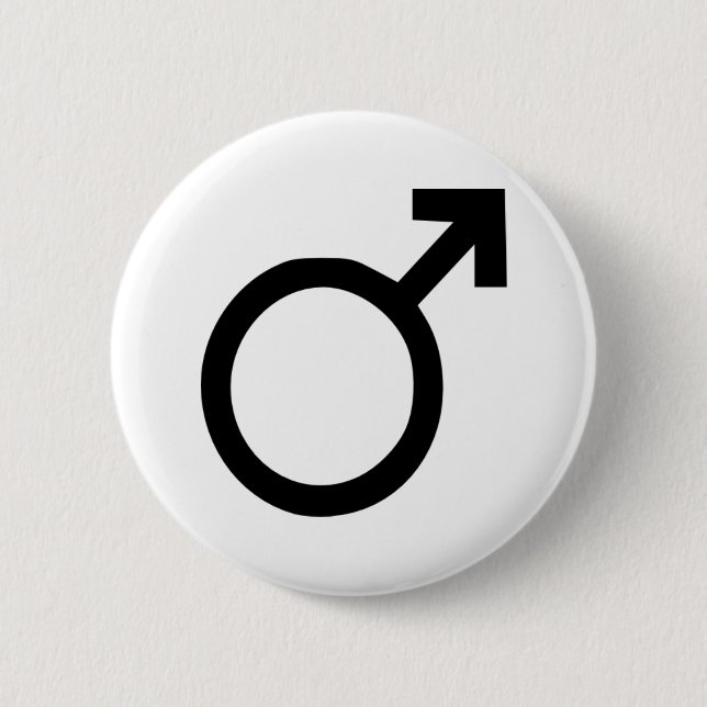 Badge Rond 5 Cm Mâle (Devant)