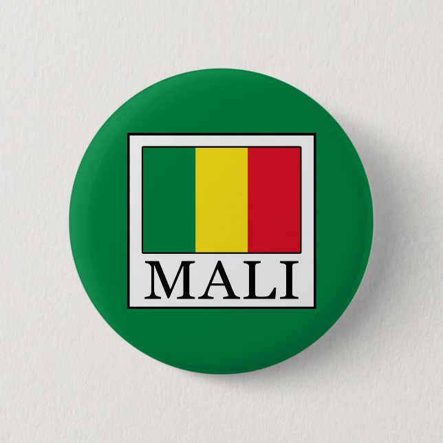 Badge Rond 5 Cm Mali (Devant)