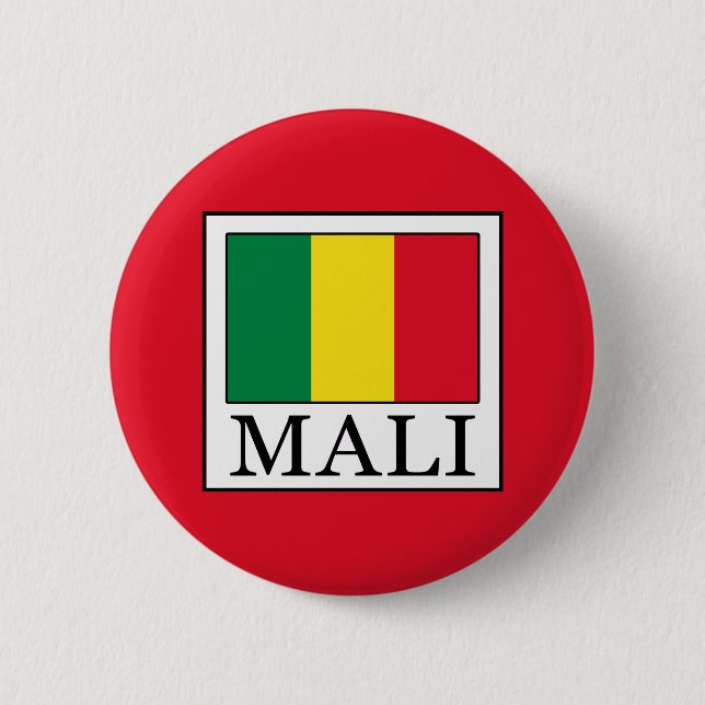 Badge Rond 5 Cm Mali (Devant)