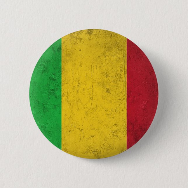 Badge Rond 5 Cm Mali (Devant)