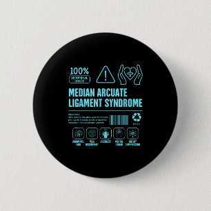 Badge Rond 5 Cm Mals sensibilisation syndrome du ligament arqué mé