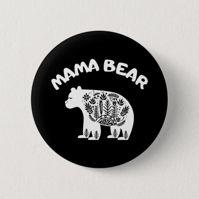 Badge Rond 5 Cm Mama Bear (Devant)