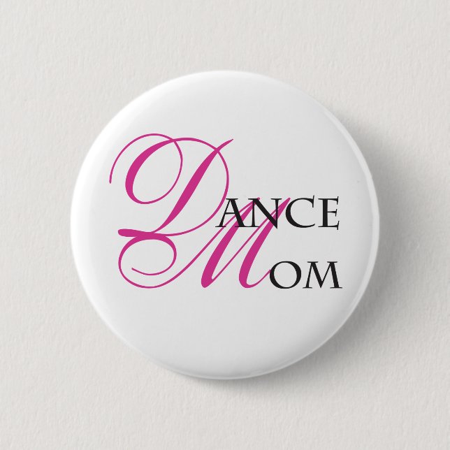 Badge Rond 5 Cm Maman 01 de danse (Devant)