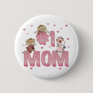 Badge Rond 5 Cm Maman #1