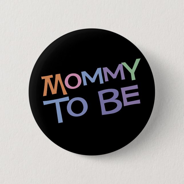 Badge Rond 5 Cm Maman à être (Devant)