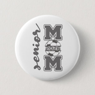 Badge Rond 5 Cm Maman aînée 2026 Athlète de football Parent fier D
