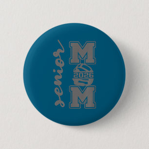 Badge Rond 5 Cm Maman aînée 2026 athlète de lutte parent fier
