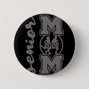 Badge Rond 5 Cm Maman aînée 2026 Coureuse de cross-country Fière p