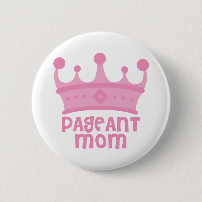 Badge Rond 5 Cm Maman au concours (Devant)
