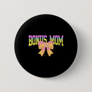 Badge Rond 5 Cm Maman Bonus Doux Glace Goutte Jour de Match Famill