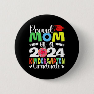 Badge Rond 5 Cm Maman Cl De 2024 Graduate De La Maternelle