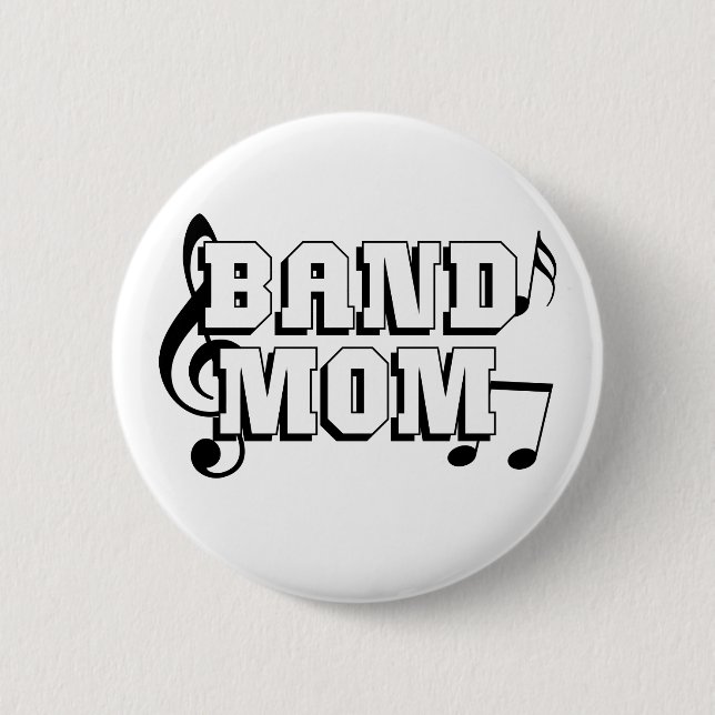 Badge Rond 5 Cm Maman de bande (Devant)