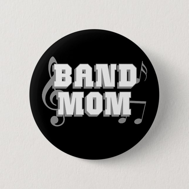 Badge Rond 5 Cm Maman de bande (Devant)