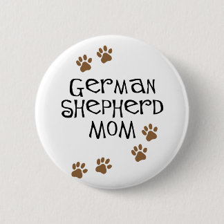 Badge Rond 5 Cm Maman de berger allemand