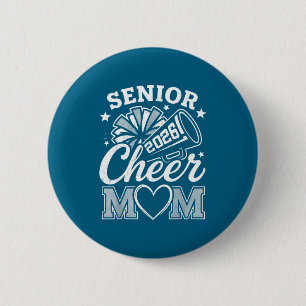 Badge Rond 5 Cm Maman de cheerleader fière promotion 2026 Graphism