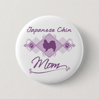 Badge Rond 5 Cm Maman de Chin de Japonais