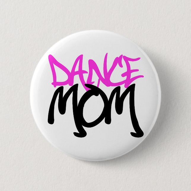 Badge Rond 5 Cm Maman de danse (Devant)